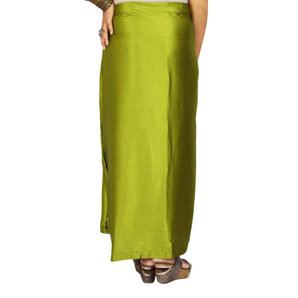 Indischer Satin-Seiden-Petticoat Bollywood Solides Inskirt-Futter für Sari