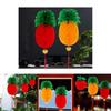 Charming Pineapple Apple Lanterns Designed For Colorful Happy New Year And Celebration Decor