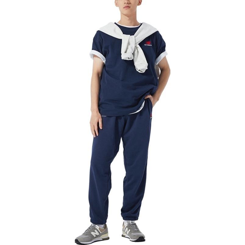 New Balance T Shirt Unisex Dark Blue UT21503-NGO