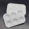 20 Pcs Artist Paint Palette Mixing Tray Watercolour Paints Palette 6 Grids Palette Mixing Palette for Painters