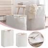 Waterproof Laundry Basket Cotton Linen Dirty Clothes Baskets Organizer Foldable Sundries Storage Bag Foldabling Laundry Basket