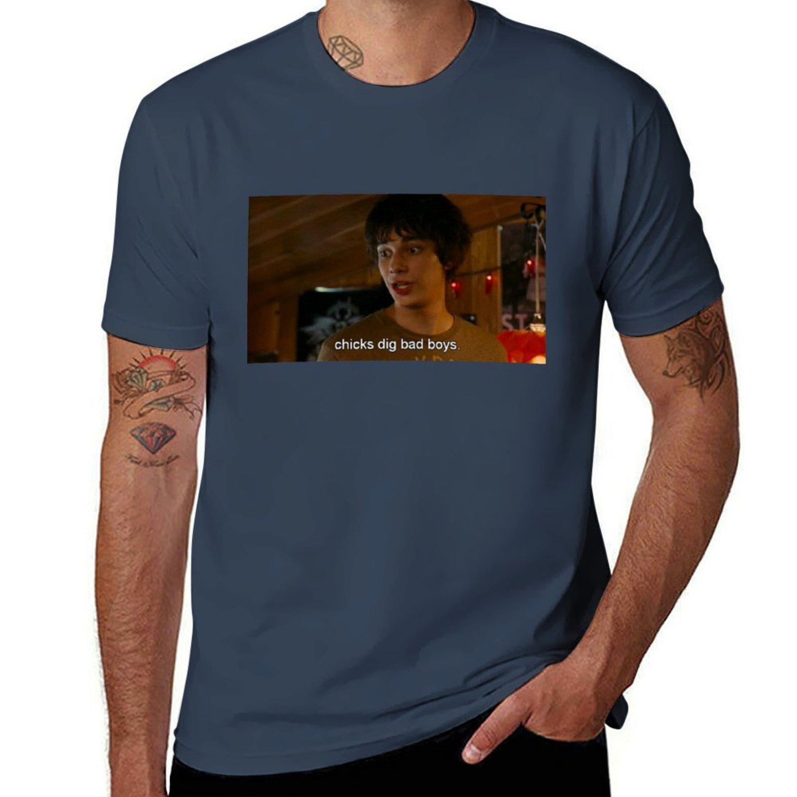 Rodrick Heffley The Bad Boy Tshirt Basic Short Sleeve Cotton Blend Tshirt S