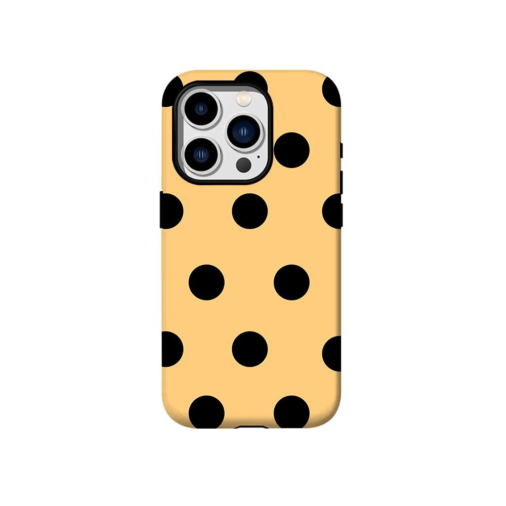 Luxury Clmj Colored dot grid Phone Case for iPhone 17 16 15 14 13 12 11 Air Pro Max Plus Luxury Double-layer Back Cover
