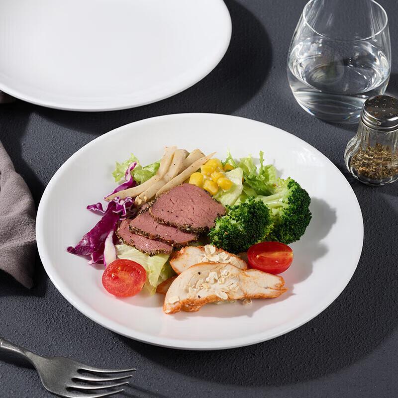 Tian Ya Jing A5 Melamine 8-inch Deep Round Plates