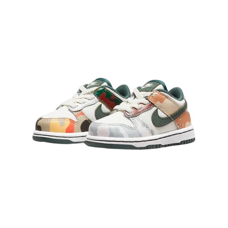 New Nike Dunk Low Sail Multi-Camo TD DB1902-100