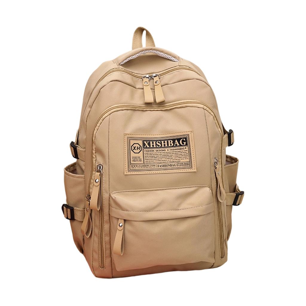 XHSHBAG Durable Multi Pocket Backpack with Adjustable Straps and Zippered Compartments for Everyday Use and Travel
