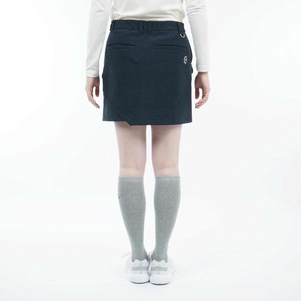 Admiral Golf ADLA293 Women's Tweed-Like Warm Stretch Tennis Skirt, Blue-Green, Size L