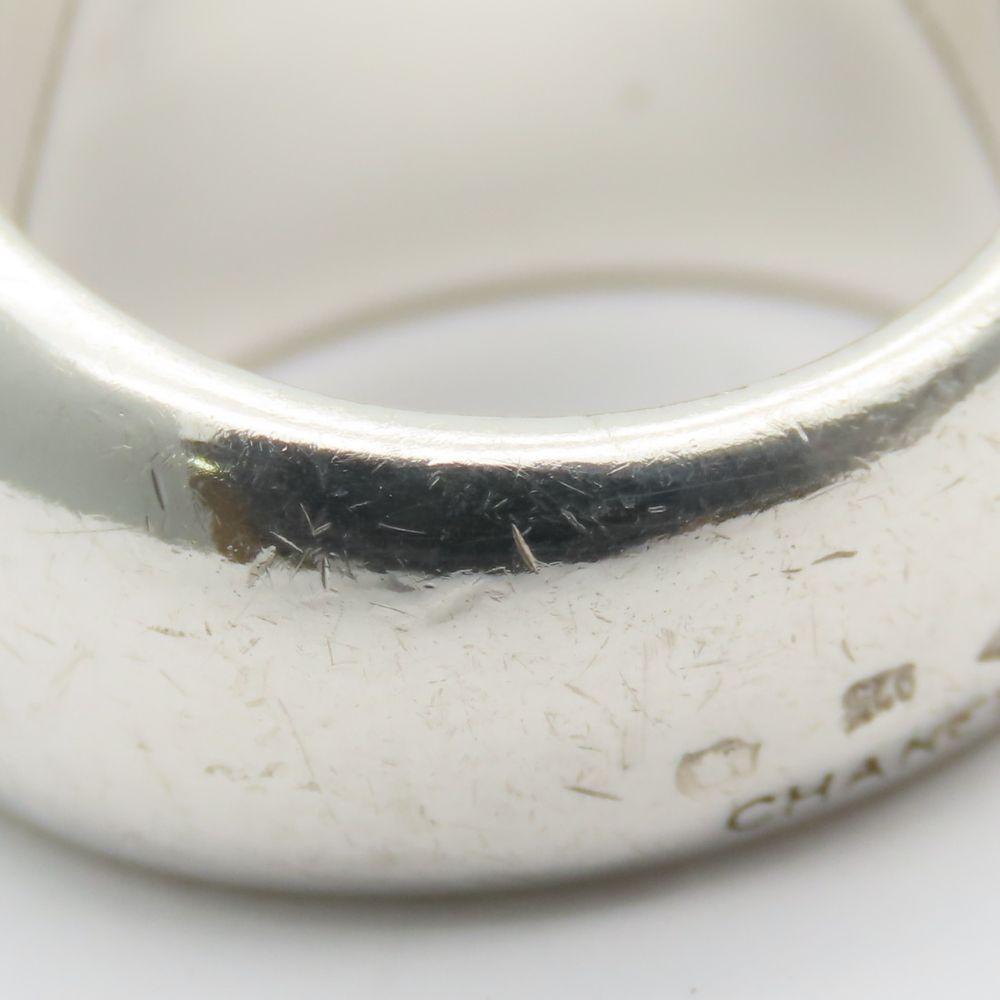 Used CHANEL Ring EU#51 Silver925 17.6g Silver Accessories