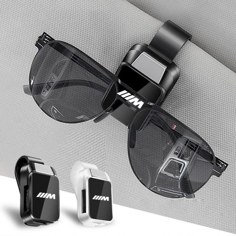 Car Press Switch Glasses Clip Case Sunglasses Bracket Storage For BMW M Performance F20 F40 F22 F30 E90 F32 F06 F07 F46 E60 M5 QQW1