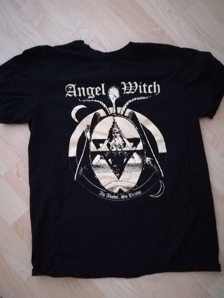 Vintage Angel Witch Band As Above So Below Shirt Unisex Concert S to 5XL TR389 Unisex T-Shirt XXXL