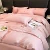 Luxury Soft Cotton Bedding Set With Embroidered Floral Design Brushed Finish Ruffled Hem Breathable Skin-Friendly All