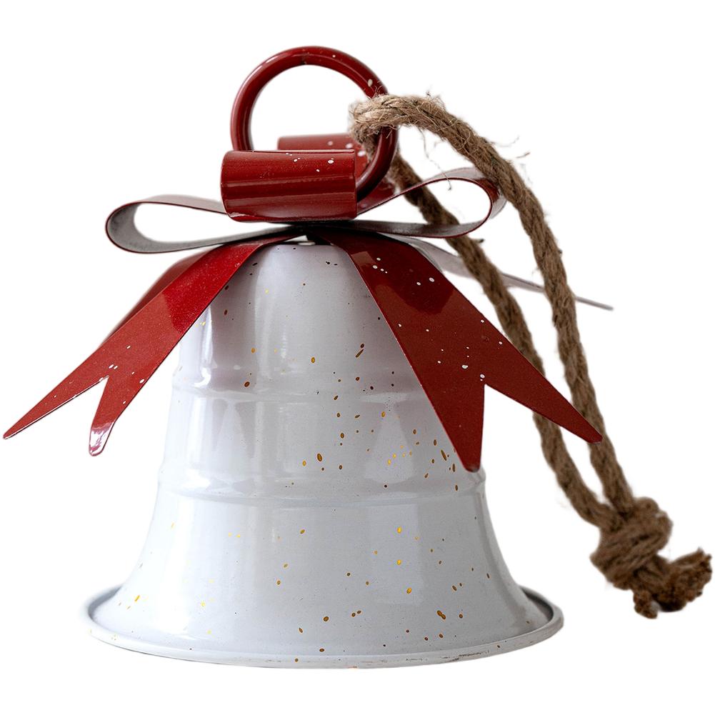 Christmas Celebration Christmas Ornament Colorful Festive Bell Decoration Festive Decor Rustic Tree Decor Classic Bell Shape белый
