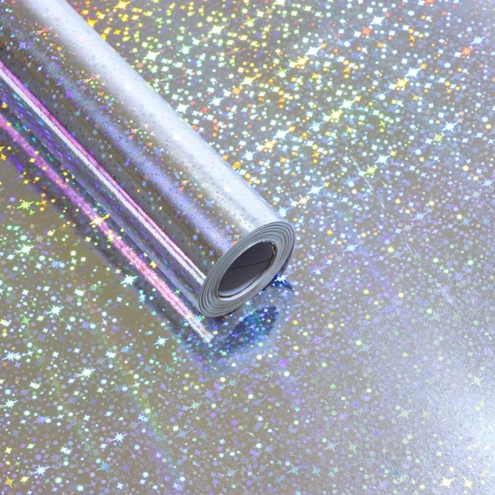 300cm Dárkový balicí papír DIY Řemesla Lesklý balicí papír Gradientní laserový balicí papír Dárky