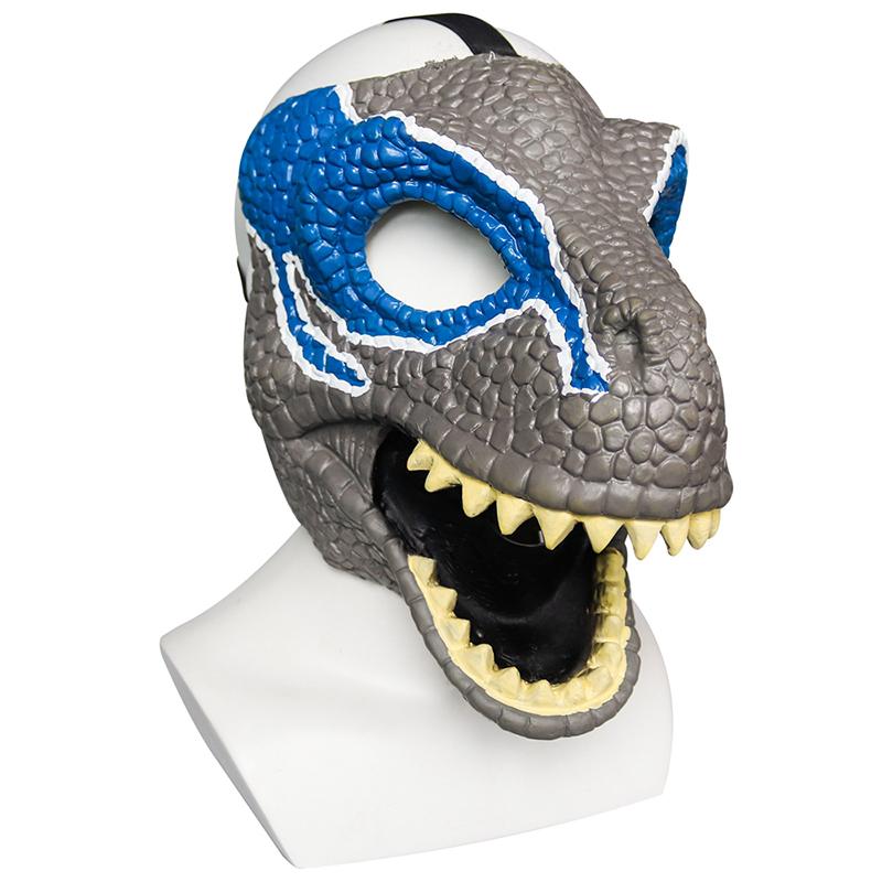 Halloween Opening Dinosaur Mask Halloween Foldable Latex Dinosaur Masque for Halloween Themed Party Accessory