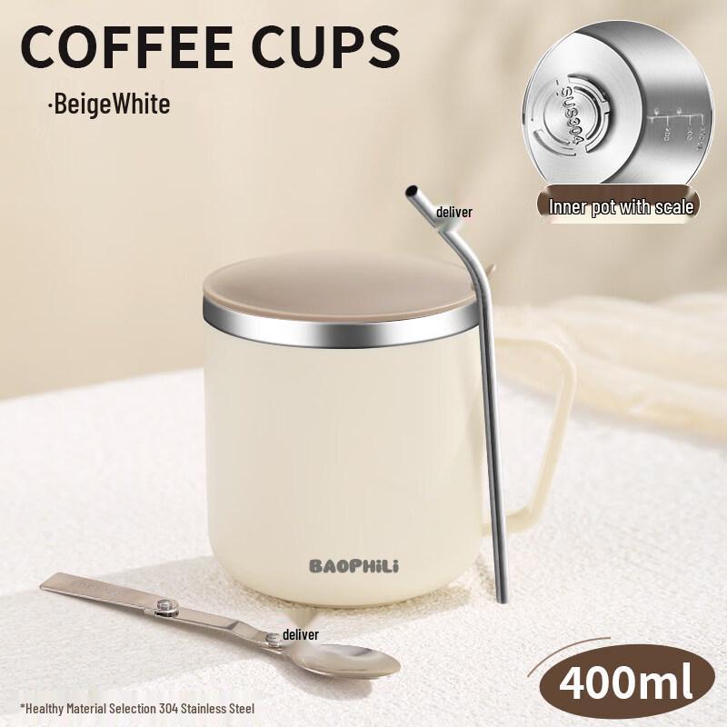 ZISIZ Children s Pottery Mug with Stainless Steel Liner