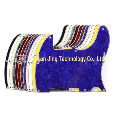 TELE Electric Guitar Pickguard: Single-Panel Front Cover Plate for TL Guitars - Multiple Colors