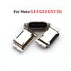 10Pcs For Motorola Moto G13 G22 G23 G32 G52 G53 5G G82 G72 G73 E13 E22 E20 E30 E32 E40 USB Charging Port Dock Charger Connector