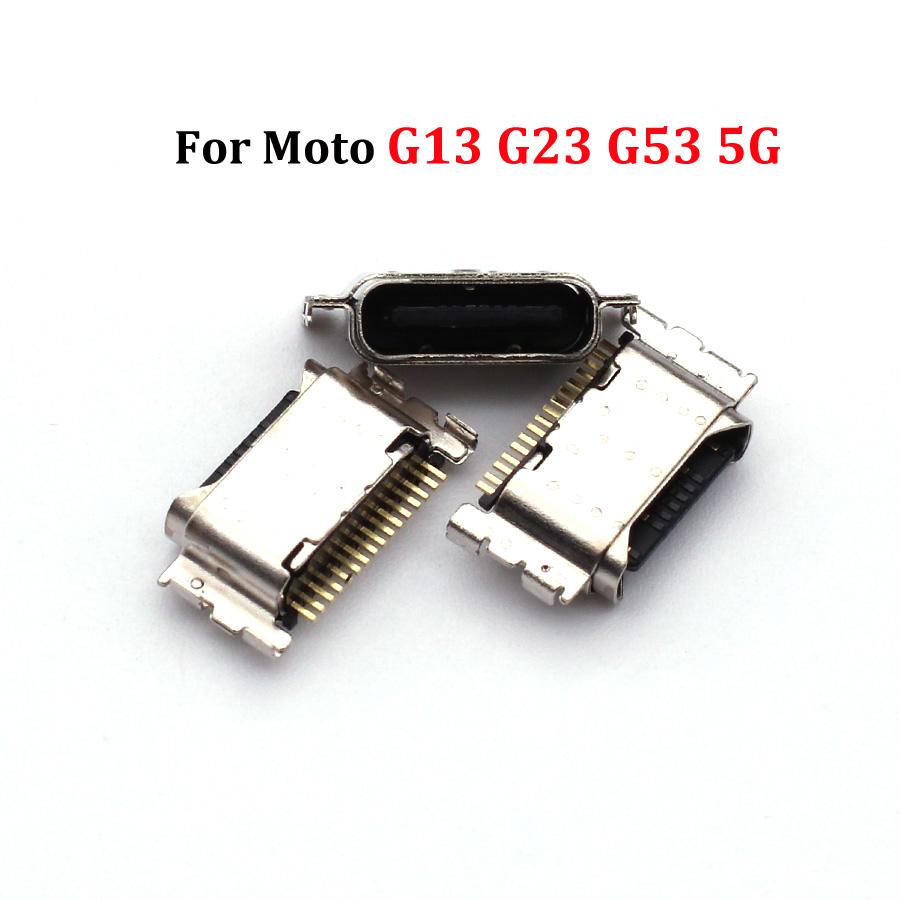 10Pcs For Motorola Moto G13 G22 G23 G32 G52 G53 5G G82 G72 G73 E13 E22 E20 E30 E32 E40 USB Charging Port Dock Charger Connector