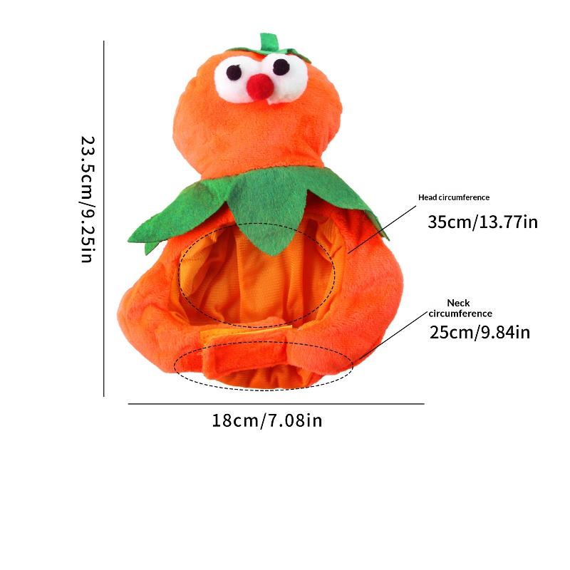 Pet Cat Fruit Plush Hat Cute Creative Pet Head Cover Funny Dress Up Cat Dog Hat Headgear Clothing Accessories Pet Supplies