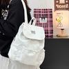 Schoolbag Backpack Women's 1011 Fresh Flip Polka Dot Strap Backpack Women's Leisure College Style Junior High School Student School Bag