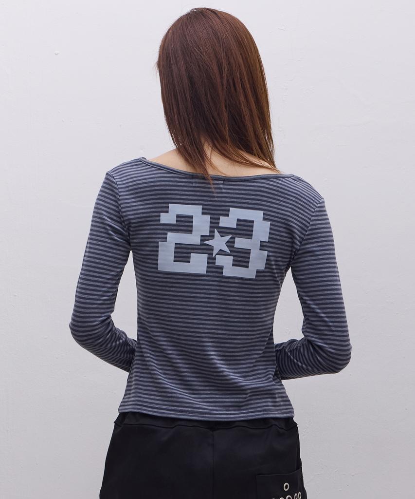 Ebeulisi 23 Logo Long Sleeve (Deep Blue)