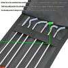 4-Piece Oil Seal Hook Set: Tire Repair & O-ring Puller Removal Tools