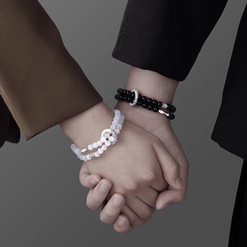 Koi Couple Alloy Bracelet: Love Token, Perfect for 520, Valentine's Day, or Birthday Gift - 2025 Trendy Niche Design