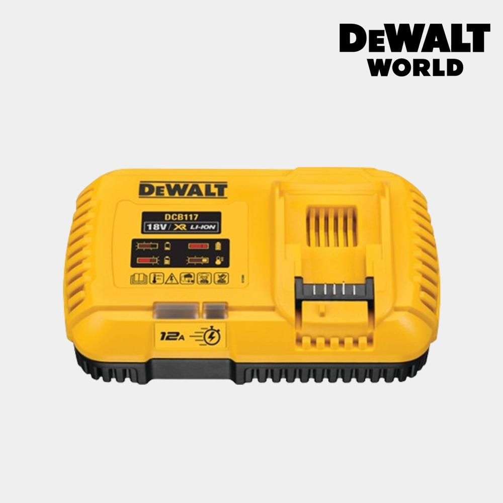 

Высокоскоростное зарядное устройство DeWalt DCB117 Premium 12A FLEXVOLT 20 В, 60 В, комбинированное