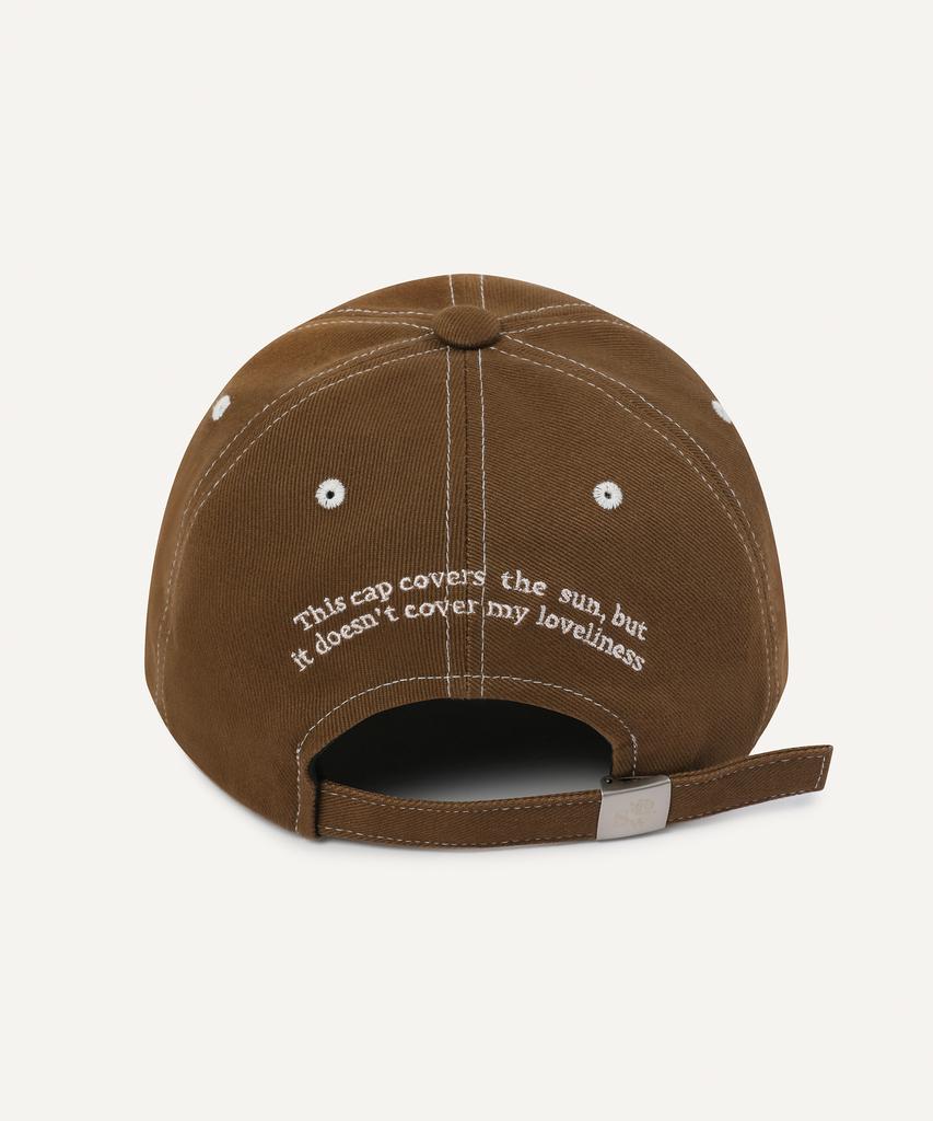 SWEATSWEET Not Cover Lovely Ball Cap - Brown