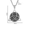 Nordic Viking Compass Stainless Steel Necklace Witch Men Legs Necklace Jewelry