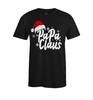 S4e Unisexs Papa Claus Tshirt Fun Santa Family Christmas Shirts
