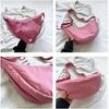 Simple Crossbody Bag for Women Nylon Shoulder Bag Dumpling Bag Satchel Bag