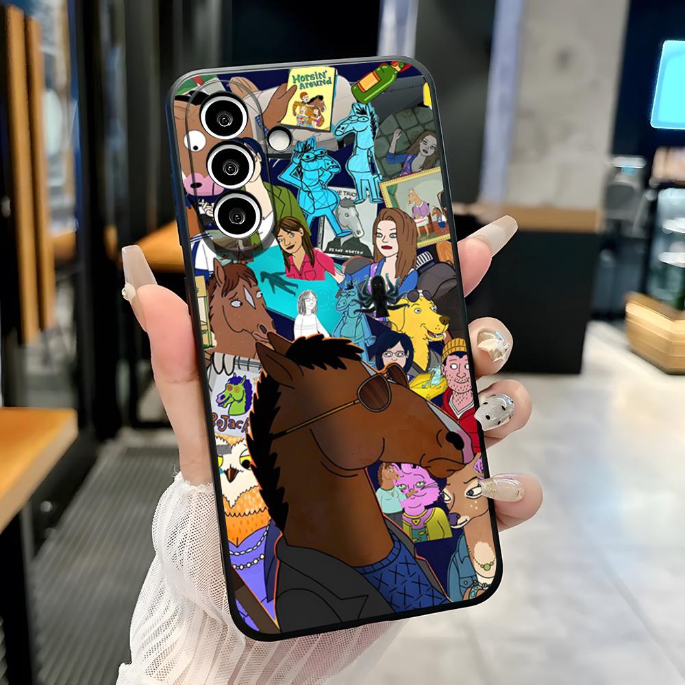 Cool B-Bojack H-Horseman Phone Case For Samsung A25 A13 A33 5G A54 A36 A35 A56 A52 A14 Shockproof Soft Cover