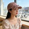 Sunscreen Leopard Print Bow Baseball Cap Sunshade American Style Casquette  Cool Girls