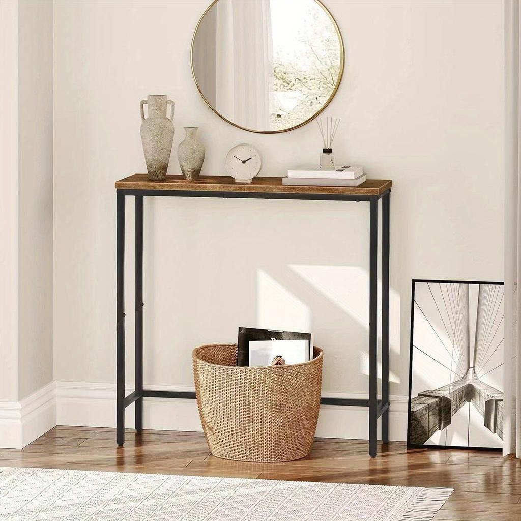 Console Table - Industrial Modern Entryway Table,Living Room,Office - Console Table for Entryway/living Room