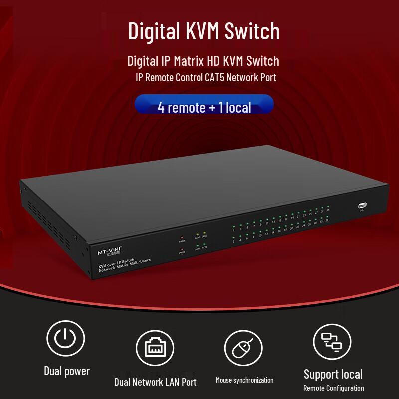 MT-viki 32-Port Cat5 Remote Control Switcher MT-9232MS