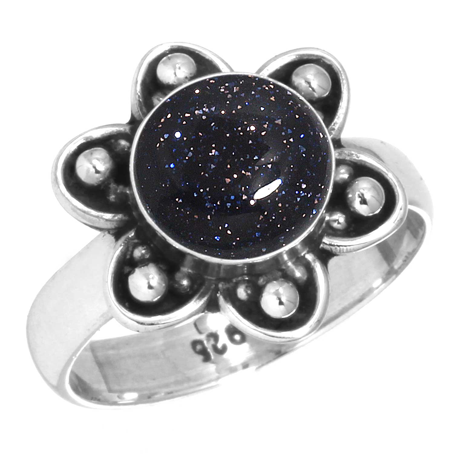 

Кольцо из стерлингового серебра 925 пробы с драгоценными камнями, ювелирные изделия ручной работы, подарок на день рождения, аквамарин, халцедон, ракушка, синий солнечный камень, лабрадорит, пренит, заявление 10.5