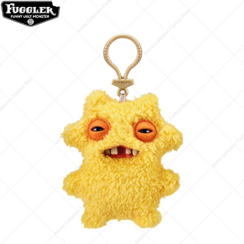 Funny Ugly Teeth Monster Plush Toy Keychain Wide Eyed Weirdo Doll Pendant Cute Gift