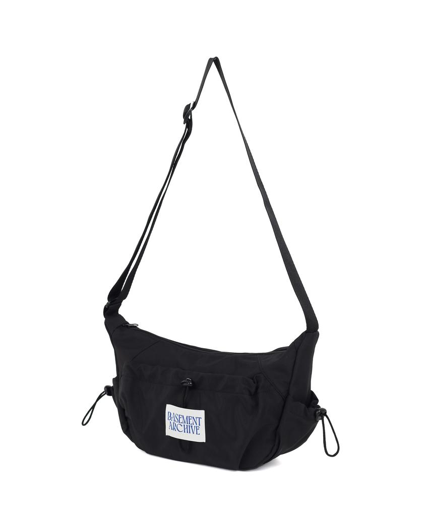 Bsmt Wl-Line Nylon String Crossbody Bag_Black