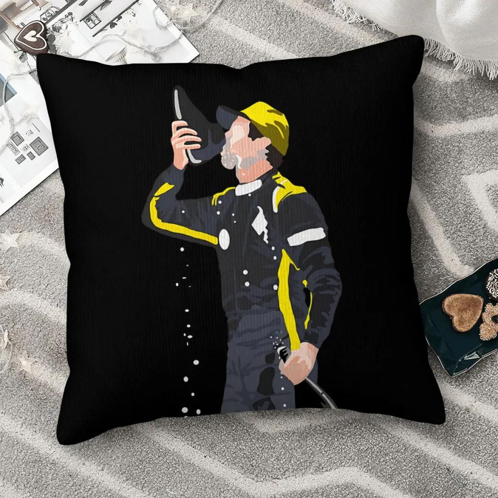 Daniel Ricciardo Shoey Cojines F1 Car Racing Throw Pillow Case Cushion Covers Home Sofa Chair Decorative Backpack