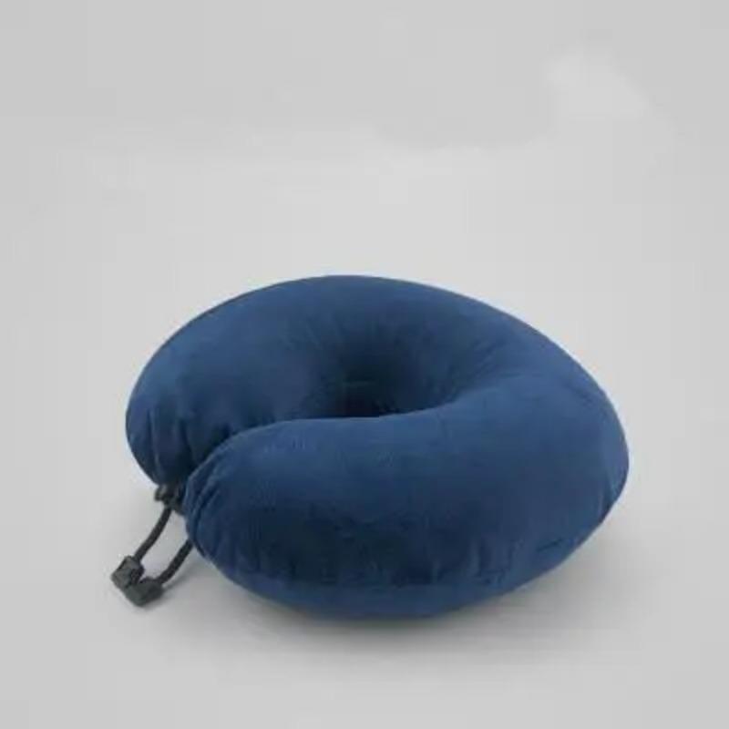 Natural Latex U-shaped Pillows Neck Pillow On the Airplane Ealth Care Orthopedic Massage Pillow for Travel