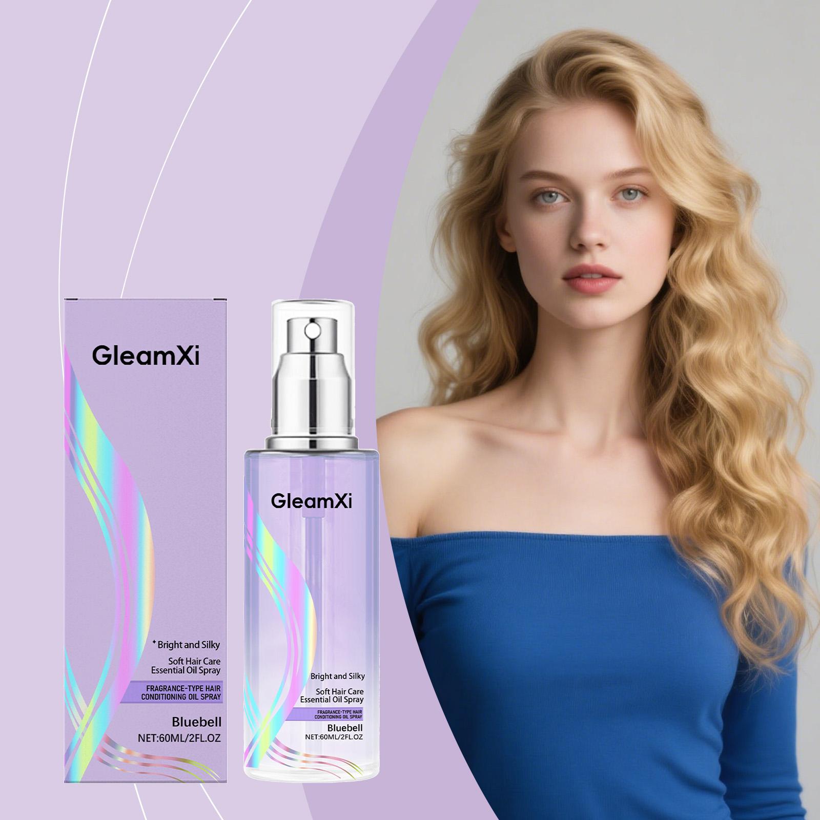 Hair Care Essential Oil Spray Strengthen Hair Roots Anti Frizz Hair Loss Reduce Breakage Shedding Nourishing Thicker Hair Care 60ml