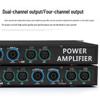 Professional HiFi Dual Channel DSP Power Amplifier for Home & Concerts