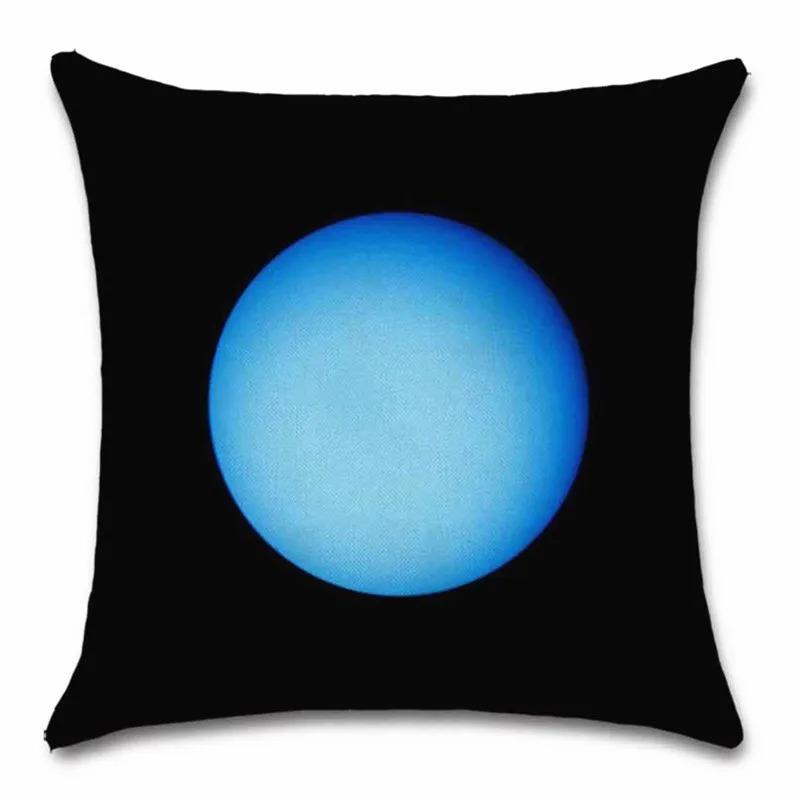 Sun and Planet Pattern Decorative Pillowcase Living Room Office Decoration Home Pillowcase