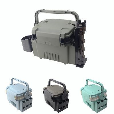 Fishing Tackle Box Multifunction Fisherman Tackle Box Plastic Thickened Fishing Rod Lure Storage Organizer Fishing Accessories