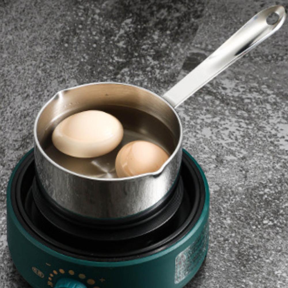 Stainless Steel Butter Warmer Silver Milk Pot Durable Stainless Steel Saucepan Heating Sauces