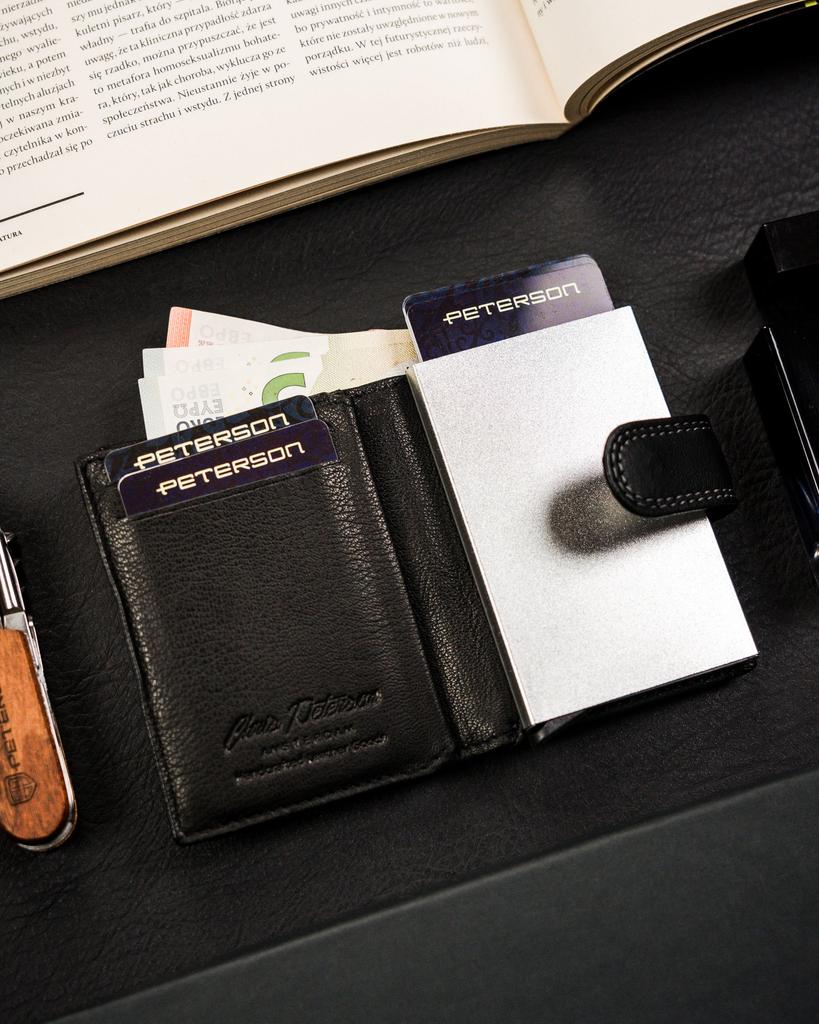 Men's Leather Wallet PTN G586-GKA-4543 Black