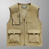 Quick-Dry Sleeveless Summer Fishing & Photography Vest with Multi-Pockets