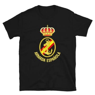 LE Armada Española Spanische Marine Armee Marines Herren T-Shirt Kurzarm Lässig O-Ausschnitt Shirts SOMMERPARTY