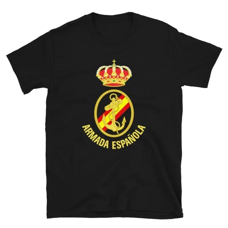 LE Armada Española Spanische Marine Armee Marines Herren T-Shirt Kurzarm Lässig O-Ausschnitt Shirts SOMMERPARTY